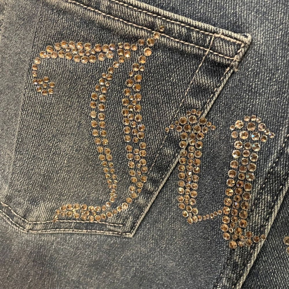 Juicy Couture Rhinestone‎ Flare Jeans Size 9/29 Bootcut Y2K